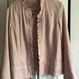 Chico's Pearly Pink Career Jacket, Size 3